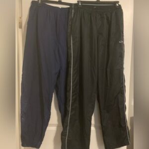 2 pair of men’s warm up pants. Size L. One black C9 brand. One navy prospirit